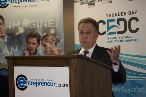 Thunder Bay Superior North MPP and Minister of Northern Development and Mines Michael Gravelle