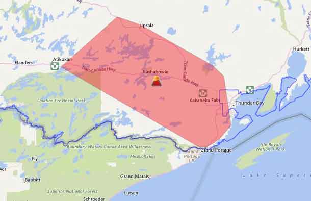 Power Outage across a wide area of the region