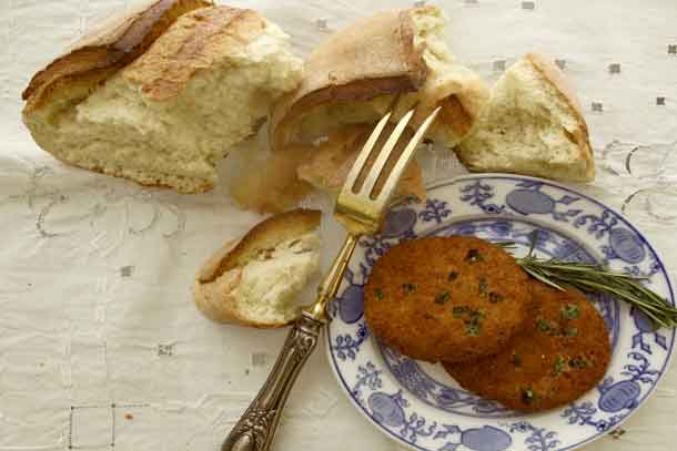 Repurpose old bread into polpette, made with Italian bologna. Credit: Copyright 2016 Cesare Zucca