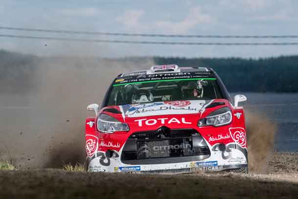Kris Meeke (GBR) performs during FIA World Rally Championship 2016 Finland in Jyvaskyla on July 31, 2016 // Jaanus Ree/Red Bull Content Pool // P-20160731-00566 // Usage for editorial use only // Please go to www.redbullcontentpool.com for further information. //