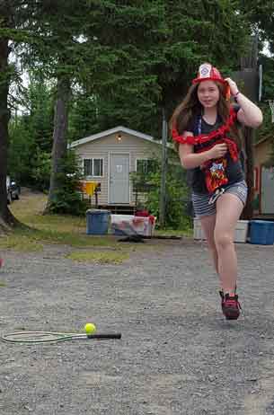 Kaitlyn Participating in the Camp Quality Northwest Relay Race