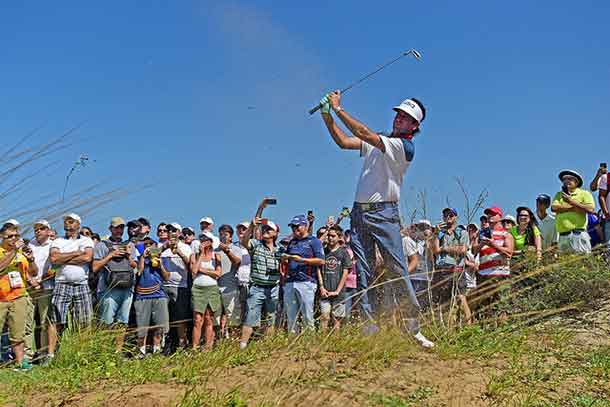 RIO DE JANEIRO, BRAZIL - AUGUST 13: Bubba Watson during the Rio 2016 Olympic Games at the Olympic Golf Course on August 13, 2016 in Rio de Janeiro, Brazil. (Photo by Chris Condon/PGA TOUR/IGF)