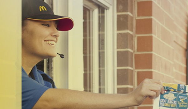 McDonalds celebrates the anniversary of the Drive-Through