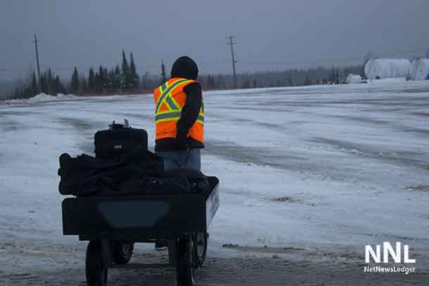 Baggage handling in the north is a lot simpler than at major southern airports