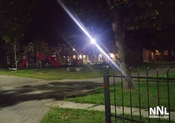 Limbrick playground now that the light has been fixed.