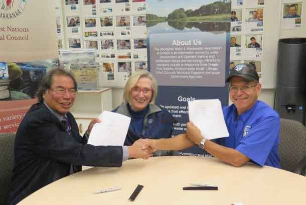 Signing of MOU on Water Agreement for First Nations