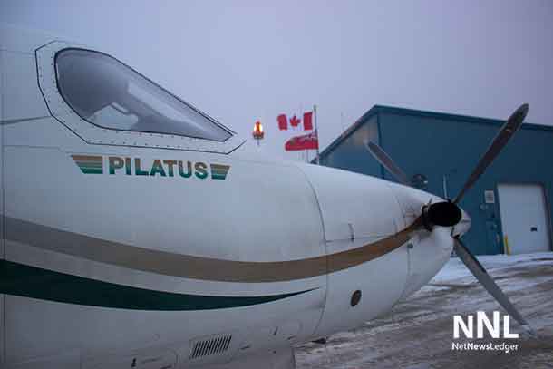 North Star Air PC 12 in Webiquie First Nation 