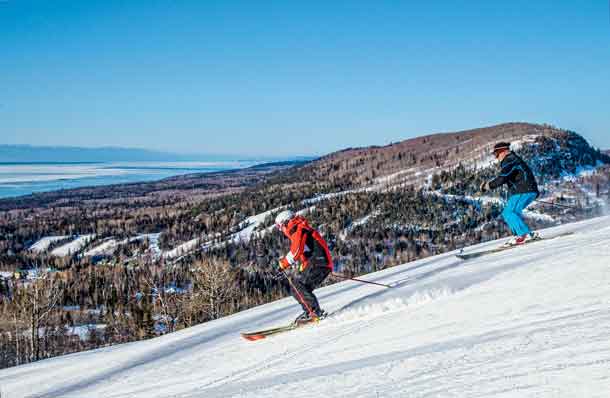 Ski and snowboard season is underway in Cook Country with the opening of Lutsen Mountains