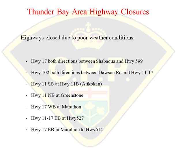 Highway Closures