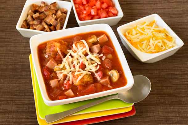 Easy Pizza Soup a new twist on a family favourite