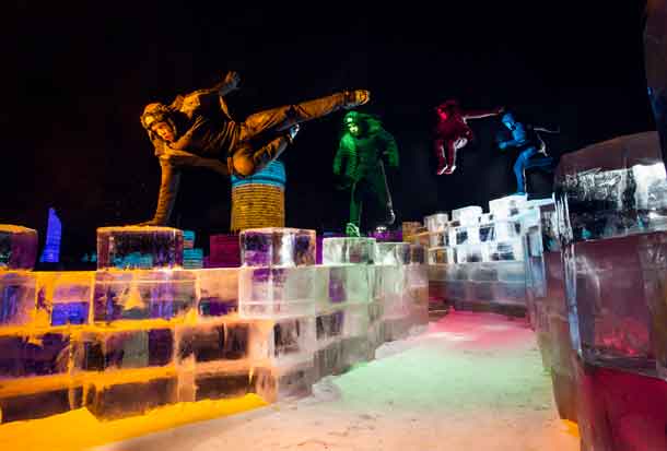 Jason Paul performs during the Freezerunning project in Harbin, China on January 14th, 2017 // David Robinson/Red Bull Content Pool // For more content, pictures and videos like this please go to www.redbullcontentpool.com