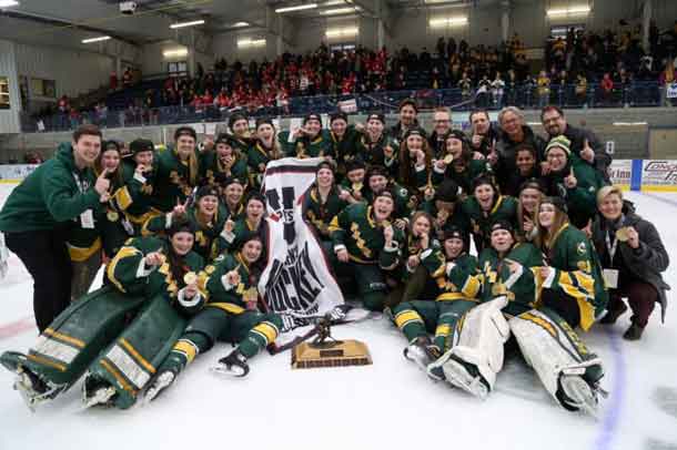 The Alberta Pandas are the 2016-2017 Women's Hockey Champs