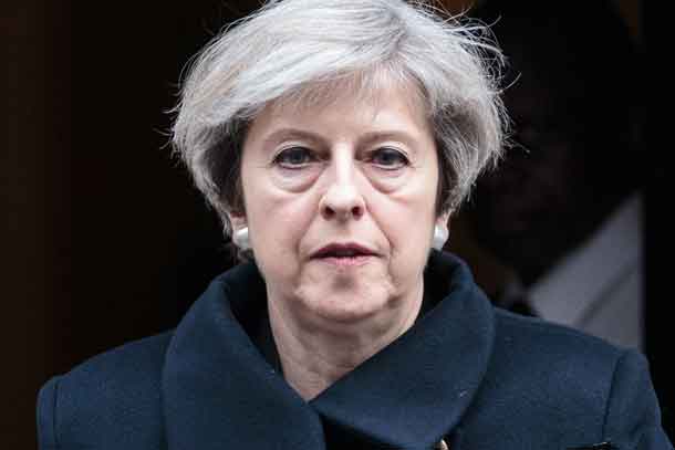 Britain's Prime Minister leaves 10 Downing Street.  REUTERS/Jack Taylor/Pool