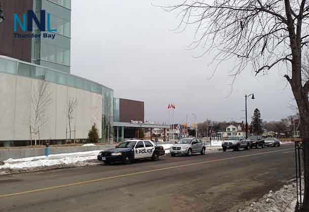 Thunder Bay District Court House on Brodie Street South