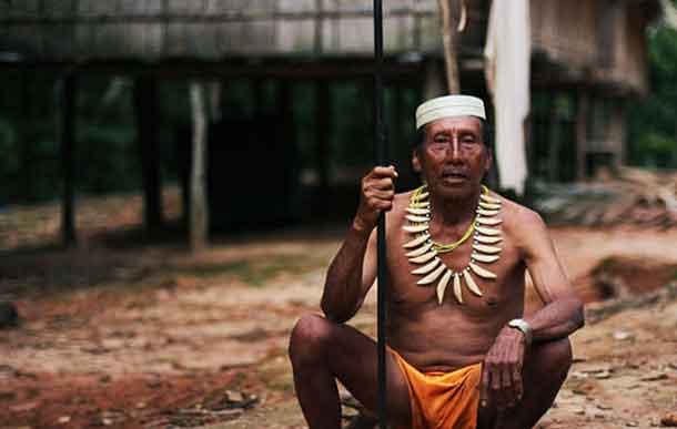The Matsés have denounced oil exploration in the proposed Yavarí Tapiche reserve, which is part of their ancestral lands. © Survival International