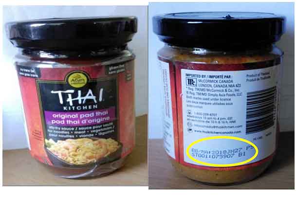 Voluntary Recall of Thai Pad Kitchen Stir Fry Sauce due to undeclared peanuts