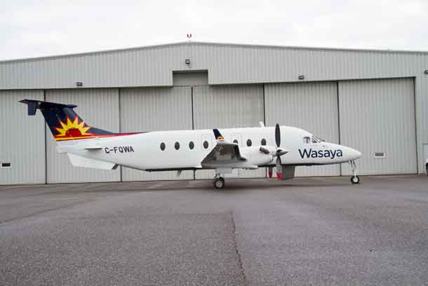 Wasaya Airways will fly their Beech 19 aircraft to Winnipeg