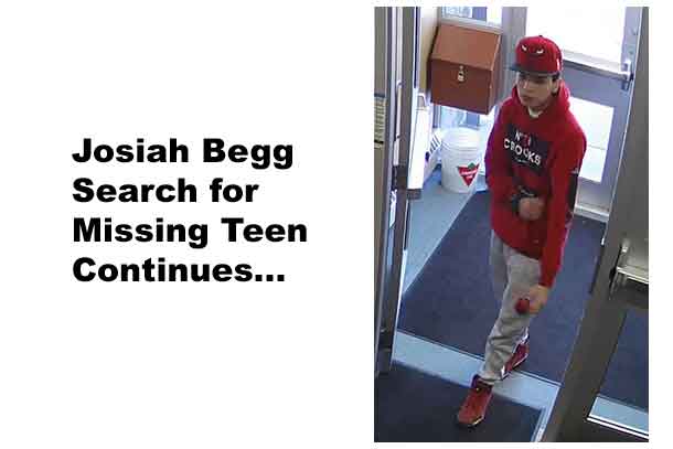 Josiah Begg went missing on May 6th 2017. Search efforts to find the young man from KI continue