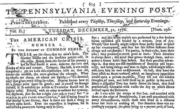 The number of daily newspapers has dropped. The Pennsylvania Evening Post was the first daily newspaper in the United States