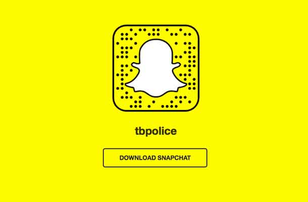 Join Thunder Bay Police on Snapchat