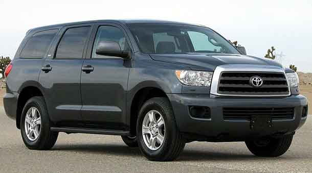 Toyota Sequoia is the vehicle that Police say was the suspect's vehicle