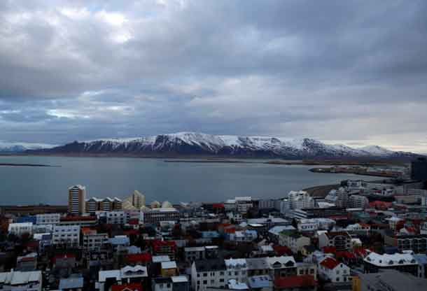 A general view shows the city of Reykjavik seen from Hallgrimskirkja church, Iceland February 13, 2013. REUTERS/Stoyan Nenov/File Photo