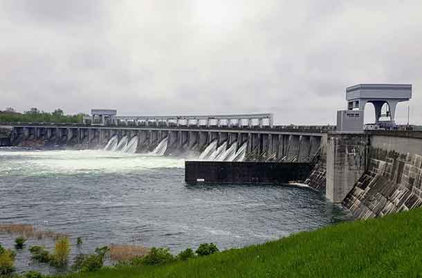 Long Sault Dam on 22 May 2017 - Image International Lake Ontario - St Lawrence River Board