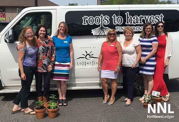 Roots to Harvest Crew with new Van donated by Copperfin Credit Union