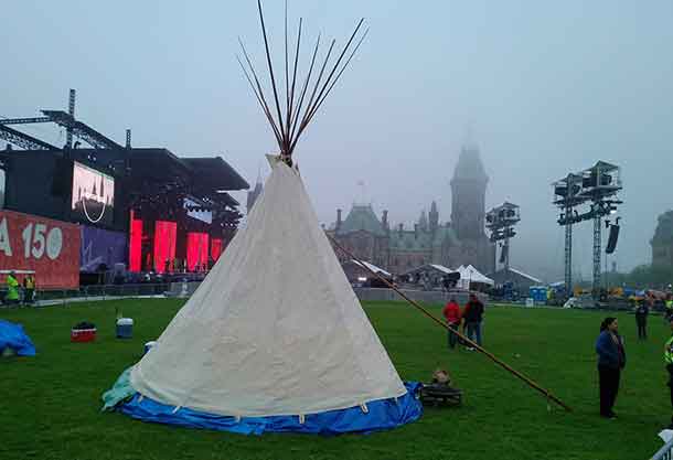 The Teepee on Parliament Hill