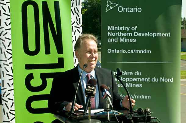 Minister Michael Gravelle announces program to build an environmental legacy