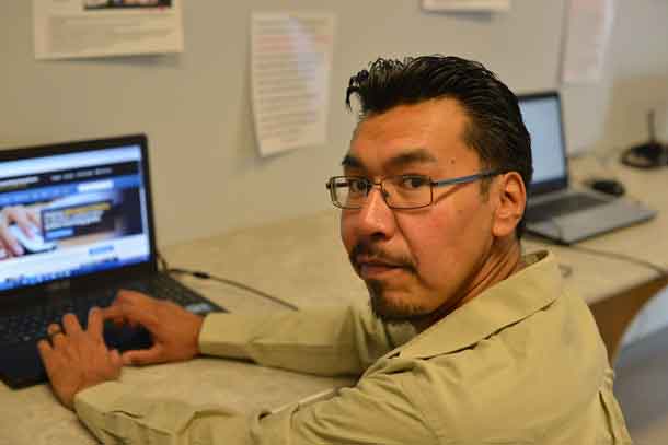 Joshane Fiddler, online learner, Sandy Lake First Nation 