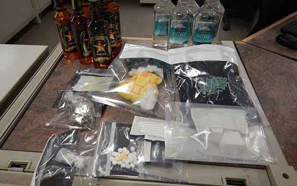 Drugs and alcohol seized by RCMP