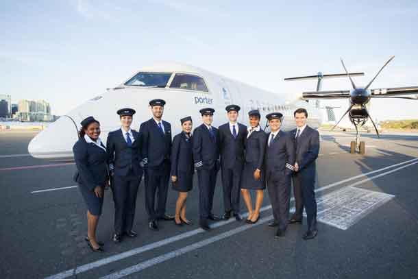 Porter operates a 29-aircraft fleet of Bombardier Q400 aircraft configured with 74 seats. Final assembly takes place at Bombardierís Toronto site. (CNW Group/Porter Airlines Inc.)