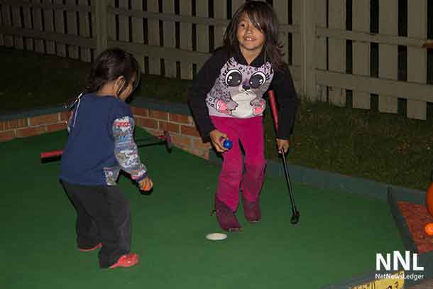 Fun for the kids at the Mini Putt