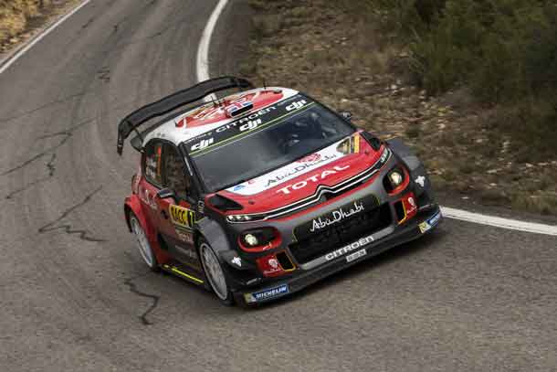 Kris Meeke (GBR) performs during FIA World Rally Championship 2017 Spain in Salou , Spain on 7. October 2016 - Jaanus Ree/Red Bull Content Pool 