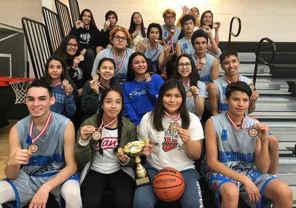 Treaty Three Boys and Girls Basketball Team