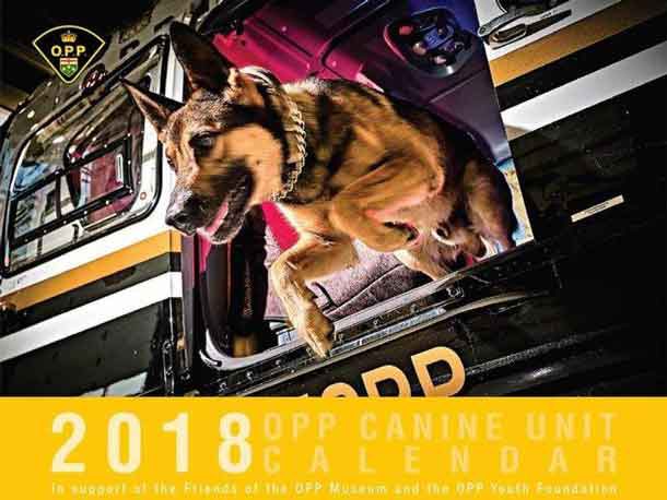 Kenora OPP have their calendar on sale now