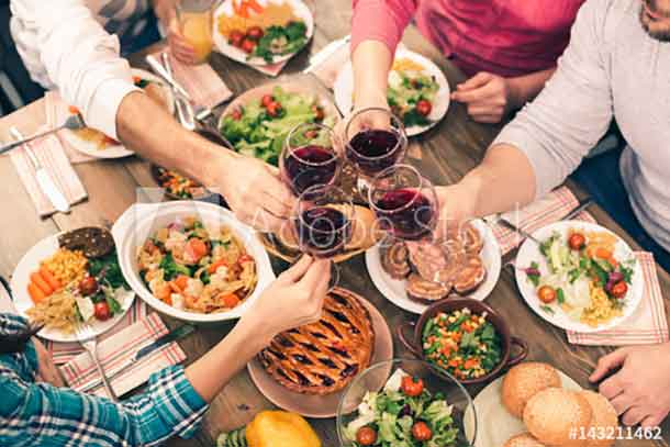 Families that dine together have a healthier time together