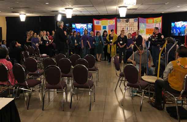 Helpers and assistance at the MMIWG National Inquiry Hearings in Thunder Bay