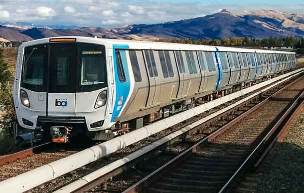 Bombardier Bay Area Rapid Transit Rail Car