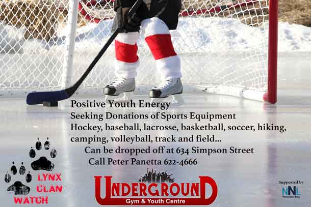 Help Engage and energize youth with your donation to the Underground Gym