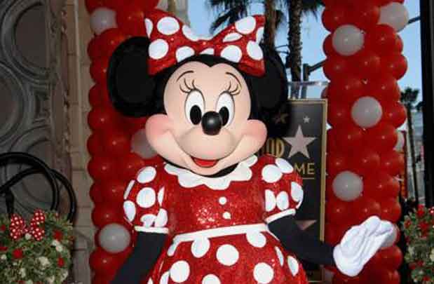 Minnie Mouse on the Hollywood Walk of Fame