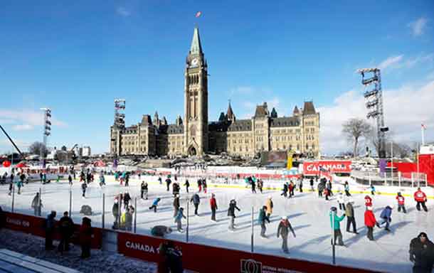 The Canada 150 Rink at Parliament Hill was the federal winner for wasted tax dollars