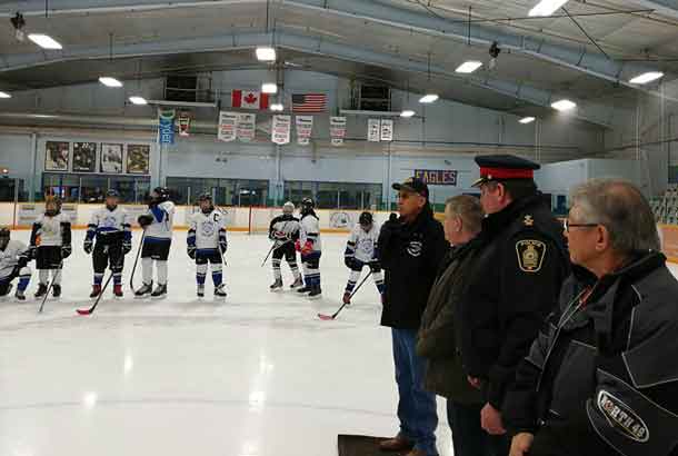 The Lit Bands Hockey tournament is underway in Dryden. Photo by Ziggy Beardy