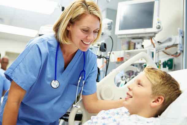 Boy Talking To Nurse In Emergency Room - Image Depositphotos.com