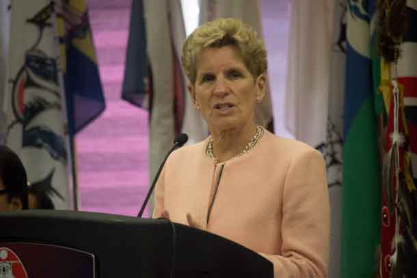 Premier Kathleen Wynne