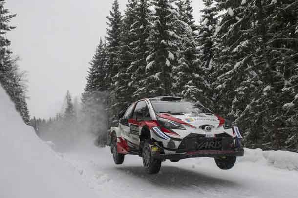 Esapekka Lappi (FIN) performs during FIA  World Rally Championship 2018 in Torsby, Sweden on 16.02.2018 // Jaanus Ree/Red Bull Content Pool 