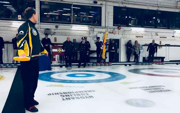 The opening stone at the Canadian Firefighters Curling Championship has been thrown, the event is underway and runs until April 7th.