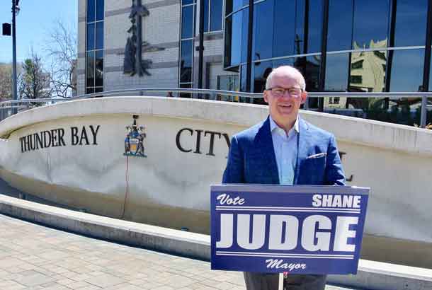 Shane Judge has announced his decision to run for Mayor of Thunder Bay
