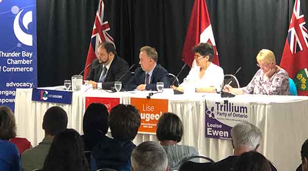The Thunder Bay Chamber of Commerce hosted the All Candidates Forum at The DaVinci Centre
